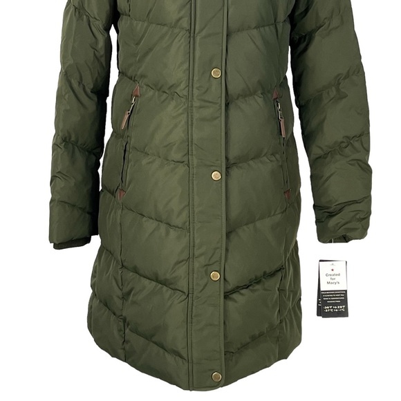 Lauren RALPH LAUREN FAUX FUR LINED HOODED DOWN PUFFER COAT STYLE # 24658 NWT - Picture 3 of 16